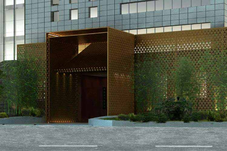 長沙市外墻鏤空鋁單板